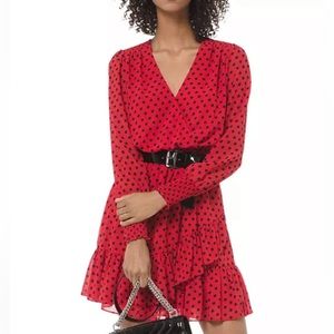 MICHAEL Michael Kors Smocked Ruffled dress